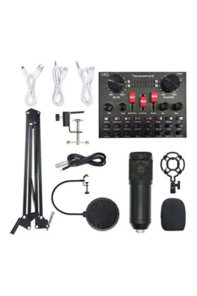 Arabest Professional BM-800 Condenser Microphone and Sound Card Kit with Trip...