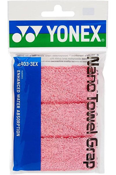 YONEX AC-403-3EX Nano Towel Grip, Red