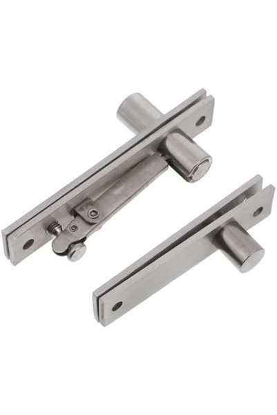 Generic UKCOCO Rotatable 304 Stainless Steel Double Door Hinges Self-Closing ...