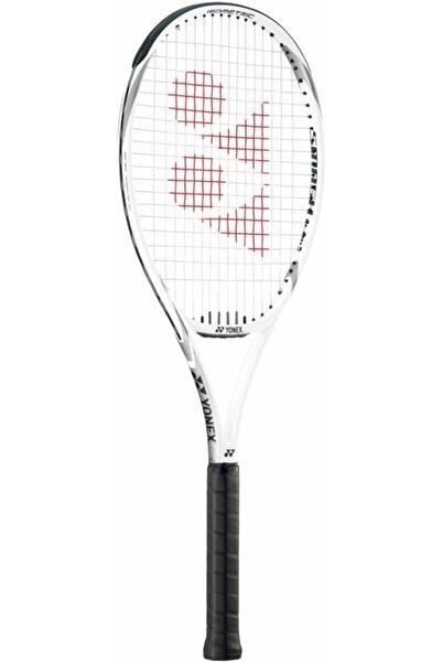 YONEX Smash Team Tennis Racquet (Strung, 290G, White/Silver) - Grip G2, Black