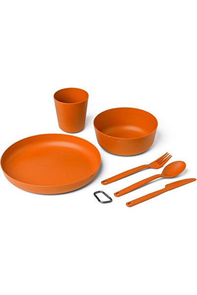 Sea to Summit Camp 6-Piece Dinnerware Set, Burnt Orange