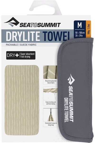 Sea to Summit S2S Drylite Towel M Desert Wind | Bath Towel | Gym Towel | Yoga...