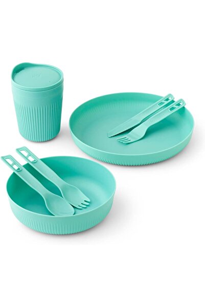 Sea to Summit S2S Passage Dinnerware Set [7 Piece] - Blue Plate, L Bowl, Ins ...
