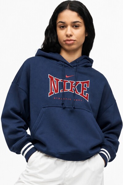 Nike Sportswear Phoenix Fleece Oversized Hoodie Kadın Kapüşonlu Oversize Şard...