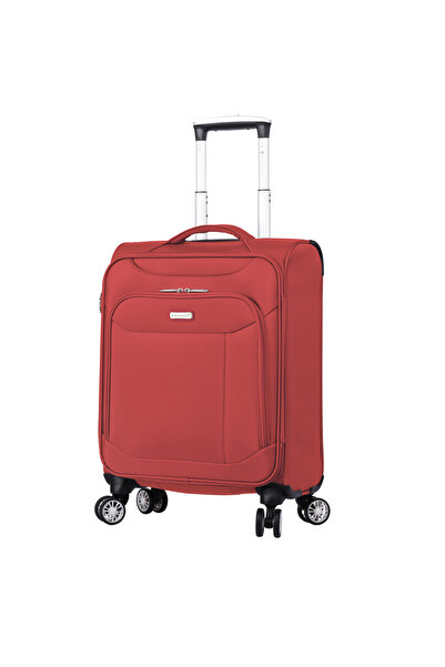 Snowball SW87303 Troler de cabină, 4 roți duble, Nailon, cifru TSA, 55 cm, Roșu