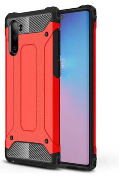 OEM Ανθεκτική Κόκκινη Θήκη Πλάτης Σιλικόνης (Galaxy Note 10) Κωδικός: 101221542C