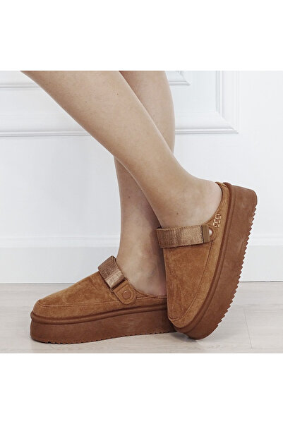 SOFILINE Camel open-toe slippers with adjustable convertible strap RU-16. M4