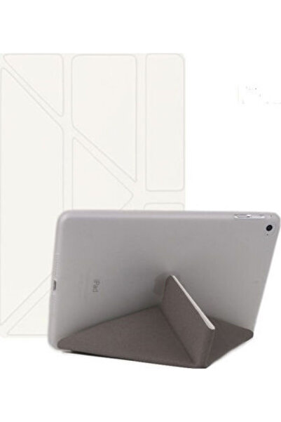 OEM Origami Αναδιπλούμενη Δερμάτινη Λευκή Θήκη Tablet για iPad Mini 2019