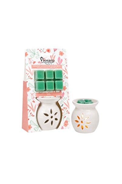 VIOSARP Κεραμικός Αρωματιστής με Wax Melts Lily 66gr