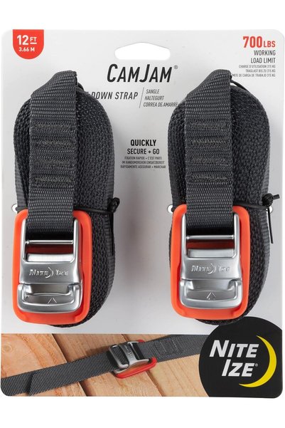Nite Ize CamJam Tie Down Strap 12 ft. 2 Pack