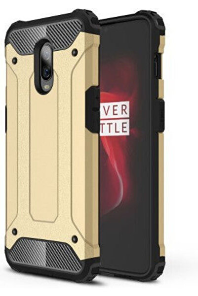 OEM Ανθεκτική Χρυσή Θήκη Πλάτης Σιλικόνης (OnePlus 6T) Κωδικός: 104000545G