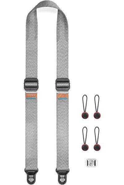 Peak Design Sll As 3 Slide Lite, Mirrorless Camera Strap, Ash, Large