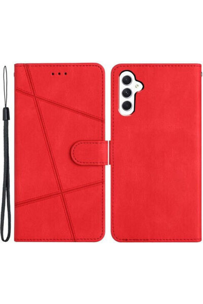 OEM Mount Design Πορτοφόλι Κόκκινο (Samsung Galaxy A56 5G)
