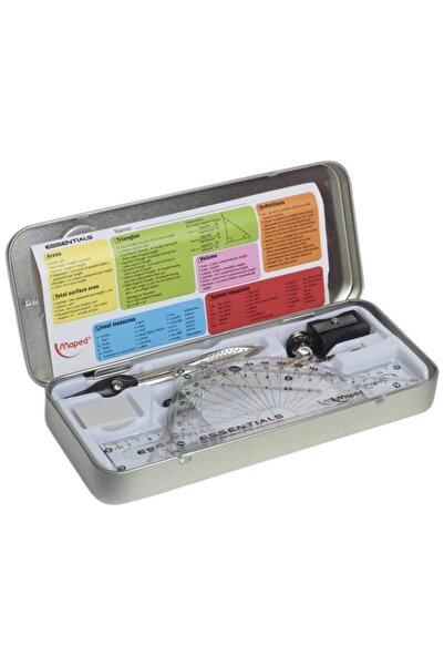 Generic Brand Trusa geometrie Maped Essentials metal, 9 piese