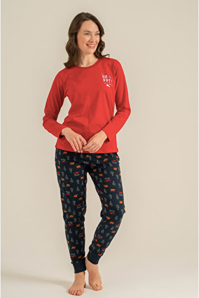 Rolypoly Set de pijamale pentru femei, cu mâneci lungi, (cu șosete cadou)