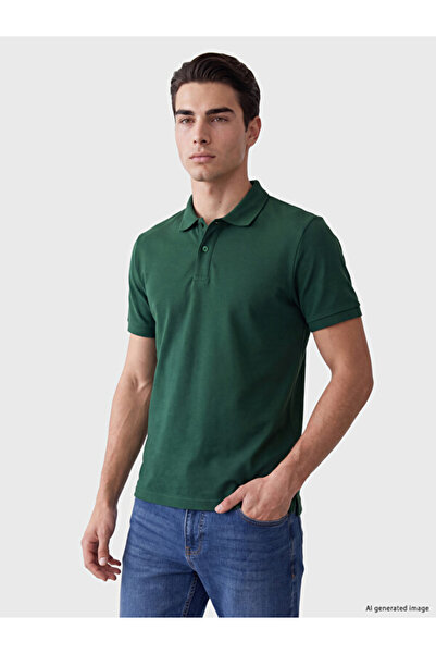 LC Waikiki Men's T-Shirt with a Roba Collar from Uzg Store for Style Enthusiasts