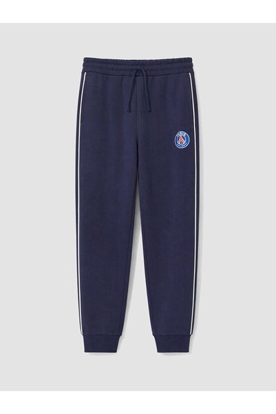 LC Waikiki بنطال رياضي مطبوع عليه Paris Saint Germain للأولاد باللون الأزرق ا...
