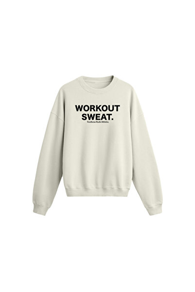 genosha Workout Printed Oversize Sweatshirt