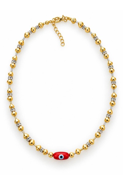 CHARMLUCKY Cam Nazarli Stone Necklace