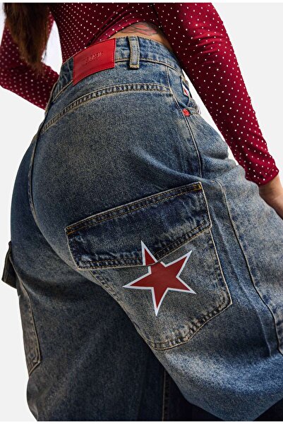 it's basic Kadın 2w6-8 Süper Baggy Özel Tasarım Jean