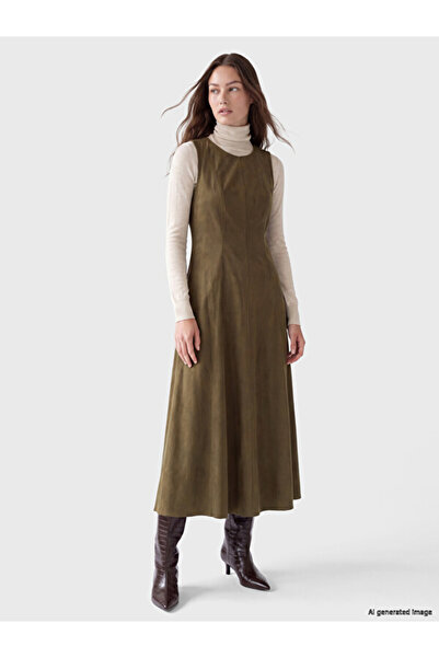 LC Waikiki Timeless Clothing & Timeless Choices Zero Roba Collar Suede Look D...