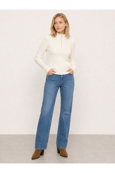 Loft بنطلون جينز نسائي LF2044350 SILVIE GREENCAST WASH