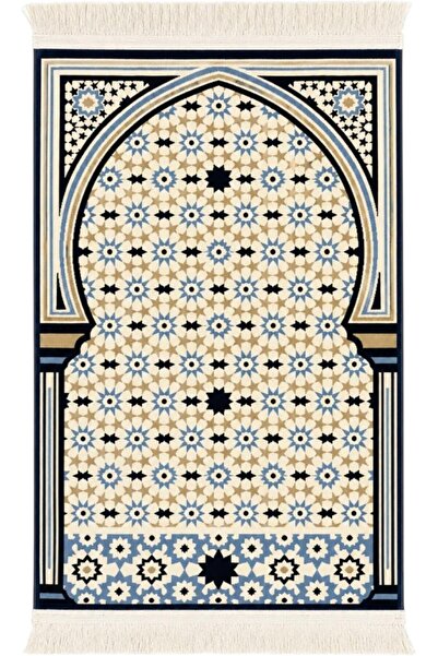 Attayyibah Gifts سجادة صلاة أندلسية - سجادة صلاة إسلامية ناعمة بسمك 4 مم مع ت...