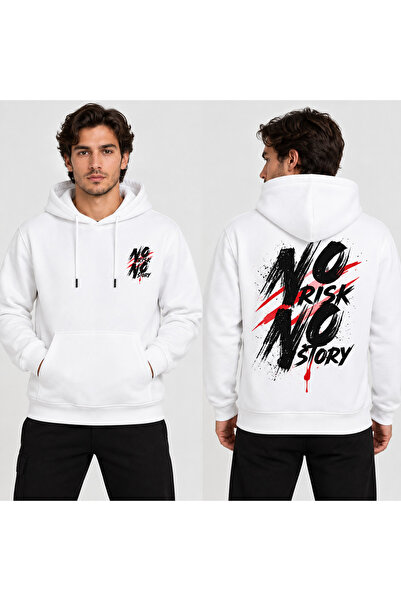 MARKATEM Women's Men's Unisex Oversize Hooded Sweatshirt 2Pac Printed Combed ...