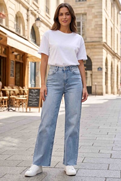 TOFİSA Straight Fit Kot Pantolon Buz Mavi - 3002-BUZ-MAVI