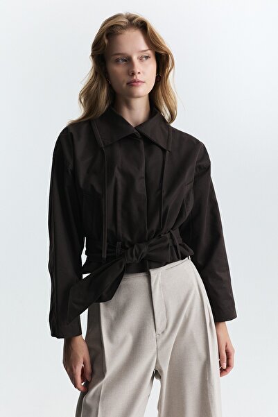 Antioch Belted short trench coat