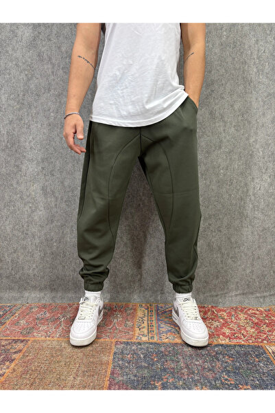 FıttingRoom Elastic Waistband Petrol Jogger