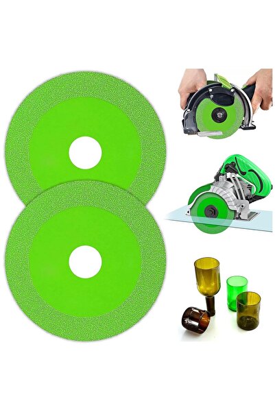 Noonedibs 2 Discuri Diamant 125mm pentru Tăiat Sticlă, Porțelan, Jade, Granit...