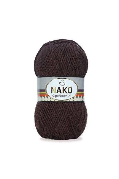 NAKO Superslambs 25 (Pack of 5) Hand Knitting Yarn 100Gr 200Mt - 25% Wool Win...
