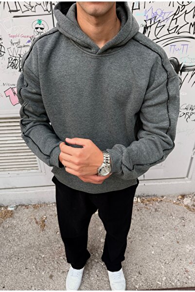 3 İPLİK ŞARDONLU UNİSEX SWEATSHIRT