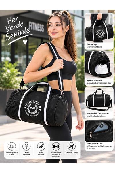 Sofia Women's Sports and Travel Black Sling Bag