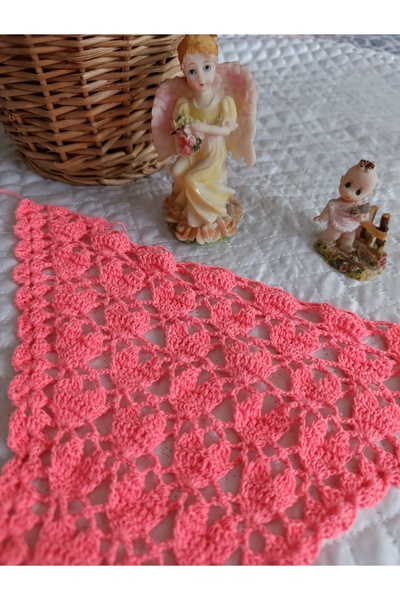 Generic Brand Bandana Pink Hand Knitted
