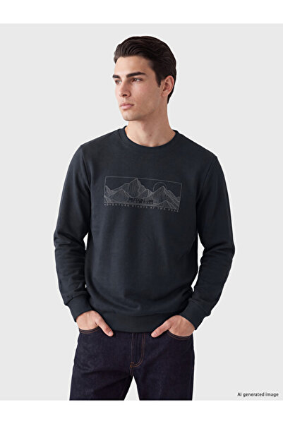 LC Waikiki Timeless Clothing & Timeless Choices Zero Roba Collar Printed Men'...