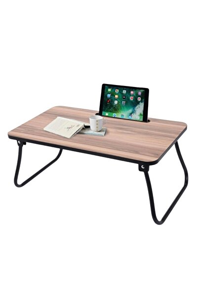 Koopman Masă pliabilă pentru laptop și tabletă, pentru utilizare în pat sau pe canapea, din MDF, 52.5x30x21.5 cm