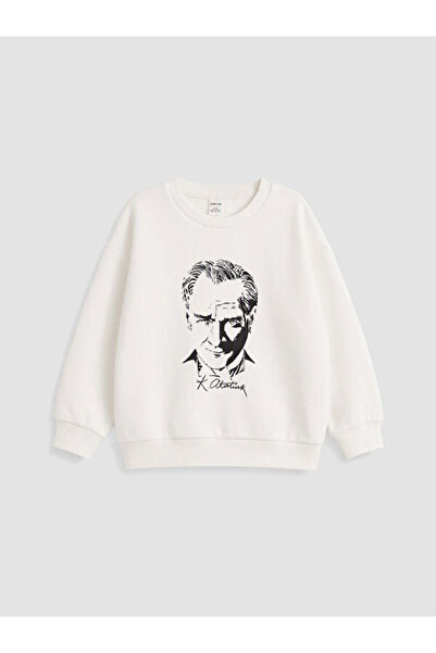 LC Waikiki Timeless Clothing & Timeless Choices Ataturk Printed Thick Sweatsh...