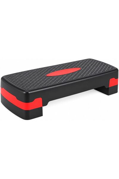 GENERAL Adjustable Aerobic Step Platform, 2 Height Levels 10/15 cm, Non-Slip ...