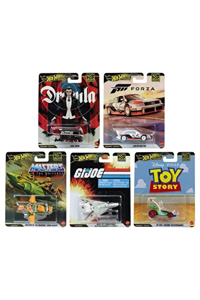 HOT WHEELS مجموعة فاخرة من شخصيات ثقافة البوب 2026 مكونة من 6 قطع: دراكولا، ف...