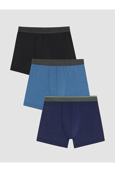 LC Waikiki Timeless Clothing & Timeless Choices Cotton Stretch Men's Boxer 3-...