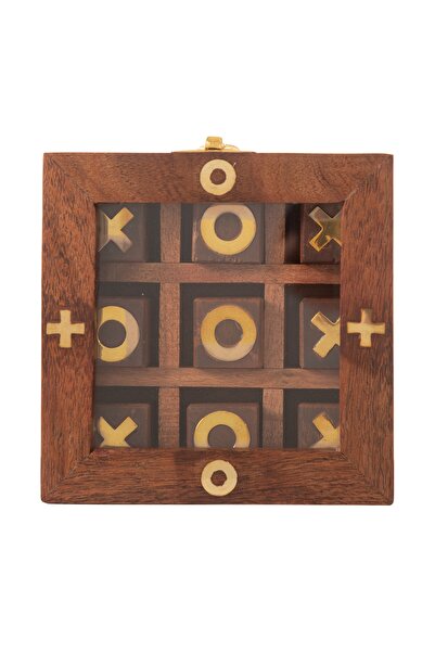Mudo Concept WOODEN KUTULU XOX OYUNU 13x13 CM