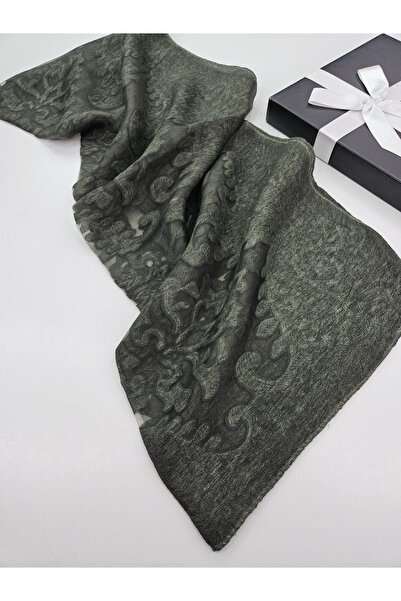 tomrisboutique Baroque Collection Gradient Burnt Jacquard Tulle Shawl 70 X 19...