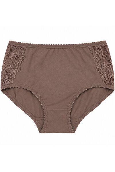 Miss Elit Plus Size Lace Women's Panties with Elastic Waistband