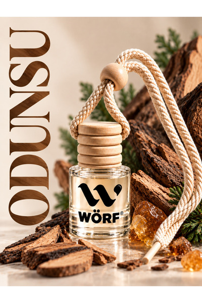 WÖRF Odunsu 8 ml Ayna Kokusu – Ahşap Kapaklı Araç Parfümü