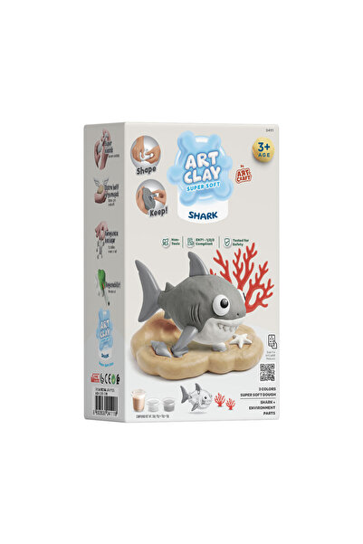 Art Craft Köpek Balığı - Art Clay Deniz Canlıları Süper Hafif Kil // Art Clay...