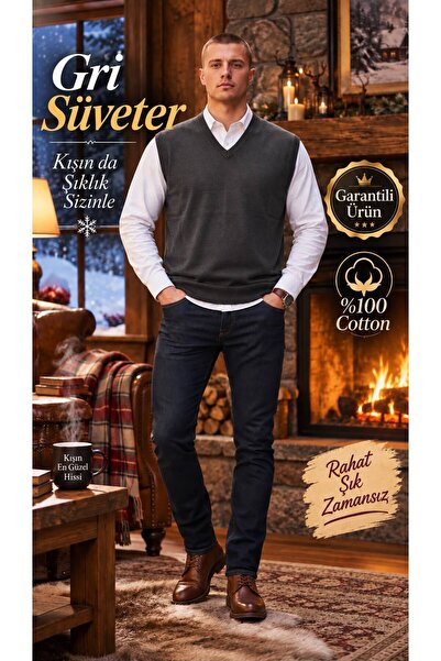 Aycan Fourmen Comfortable Fit Sweater over Shirt