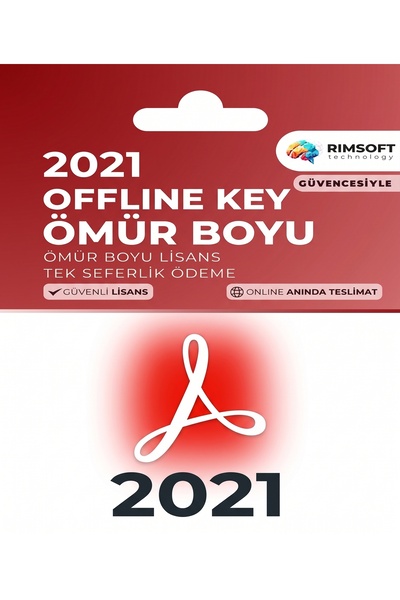 Rimsoft Adobe 2021 Ömür Boyu Offline Lisans Anahtarı – Tek Seferlik Ödeme