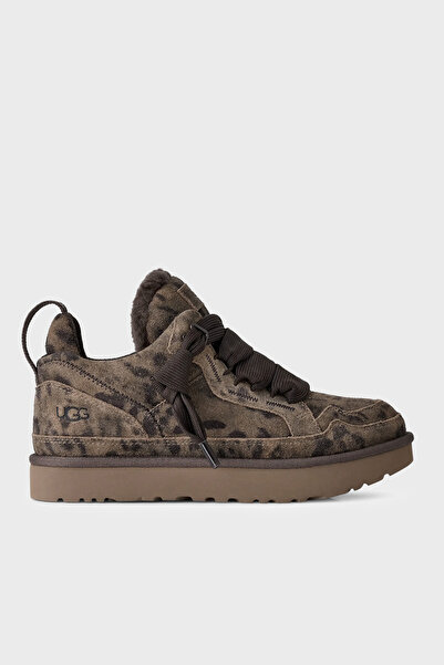 UGG W Lowmel Spotted Leopar Desenli Süet Sneaker Ayakkabı Kadın AYAKKABI 1187485
